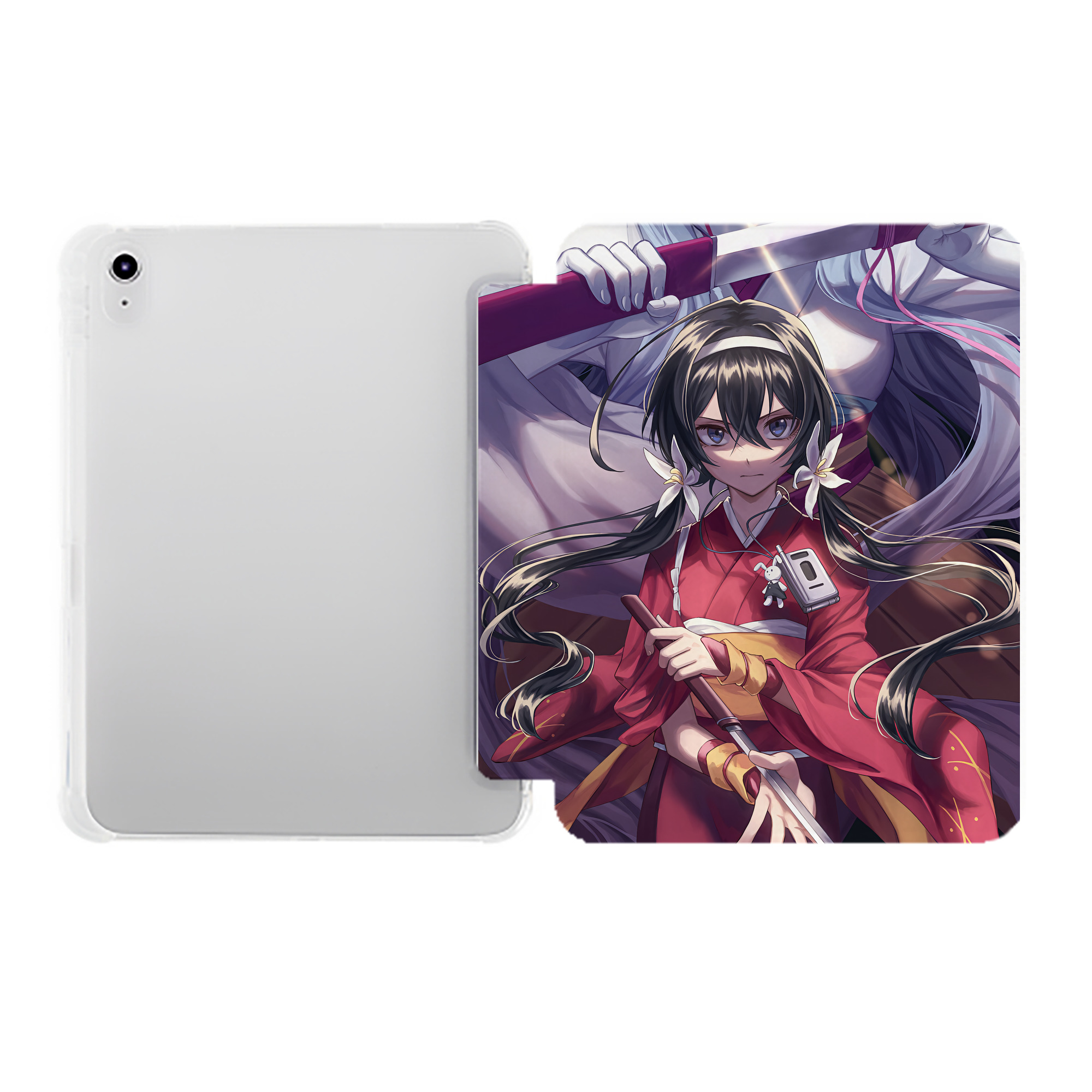 （画像用） 文豪ストレイドッグス Bungo Stray Dogs IPad ケース ペン収納付き 三つ折りスタンド PUレザー×シリコン 対応機種9.5/10.5/10.9インチ
